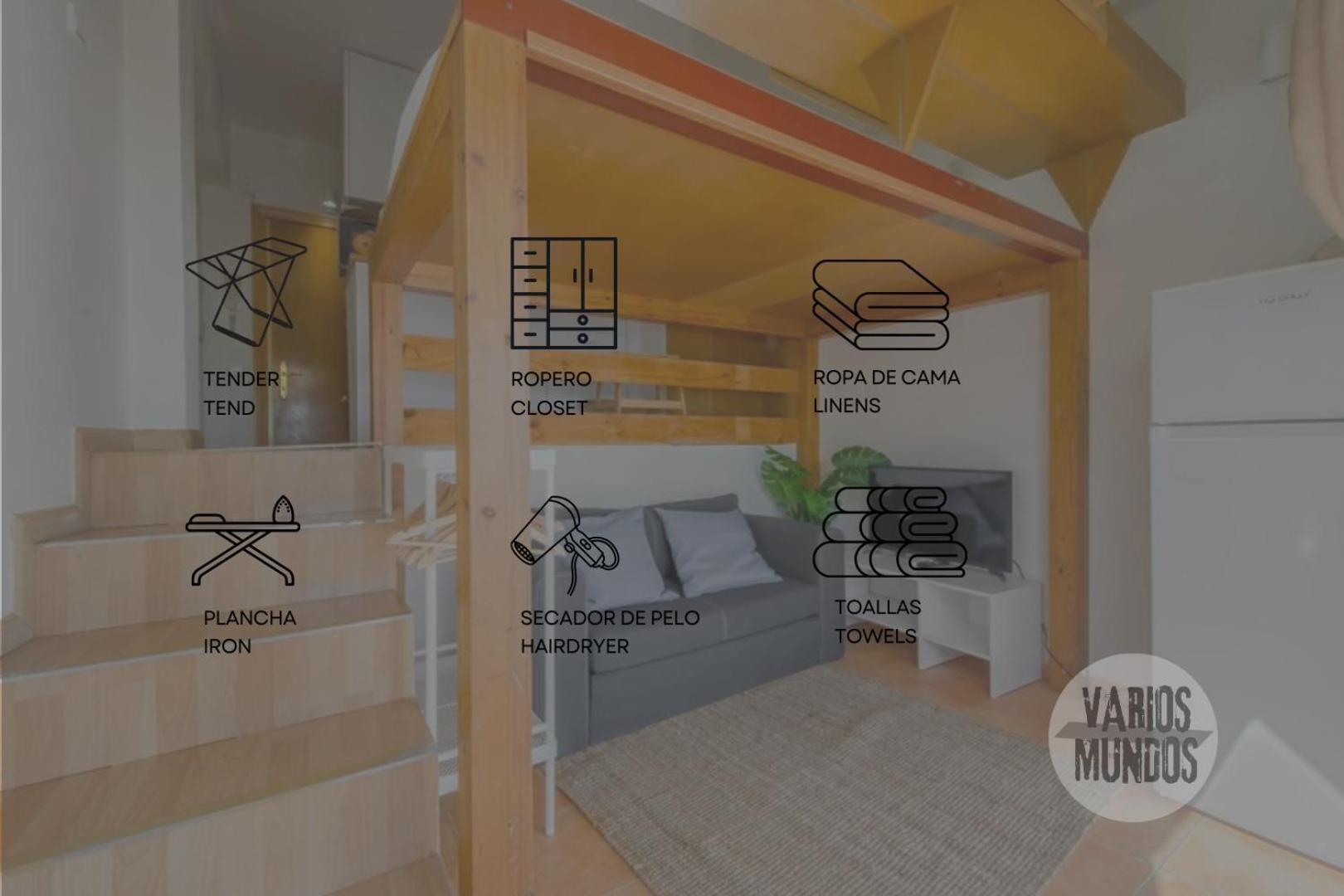 Nuevo Atico Loft 1Hab 3Pax En La Plaza De Chueca Apartman Madrid Kültér fotó